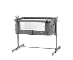 Kinderkraft Cuna Colecho 2 en 1 NESTE, Ajustable, Plegado Fácil, Gris Mezcla