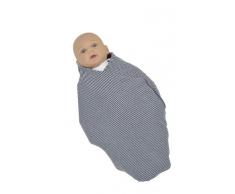 Email Hoppediz Loter Manta Azul marino rayadas 90 x 90 cm