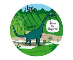 Petit Jour Paris - Plato de postre Dinosaurios Brontosaurus - perfecto para el postre!