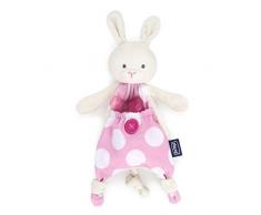 Chicco Pocket Friend - Guarda chupetes de peluche con bolsillo, rosa