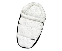 Gesslein Protector de cuna para bebé, 138 puntos, color blanco/multicolor, cálido, para recién nacidos y bebés, incluye ranuras para cinturón