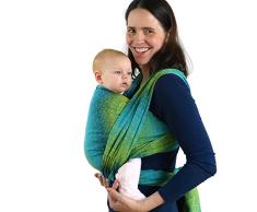 DIDYMOS Tejido manta para bebé, Ada Malachit, tamaño 7, 520 cm, verde