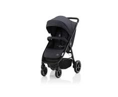 Britax Römer Cochecito de Bebe 3 en 1 Nacimiento - 4 años, hasta 22kg, B-AGILE M, Black Shadow