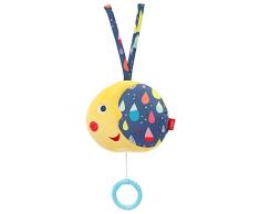 Fehn 055054 - Caja de música con forma de luna de color para niños y bebés