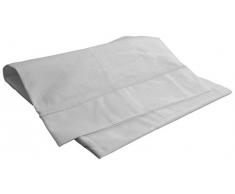Domiva - Funda de Almohada (35 x 45 cm), Color Perla Gris Talla:40 x 60 cm