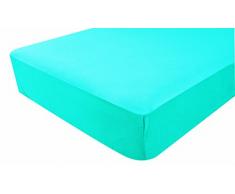 PMP Jersey Sábana ajustable 70x140 cm Turquesa
