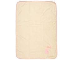 Kikka Boo MANTA FLANNEL BORDADA. ROSA 80 * 110 CM - Mantas