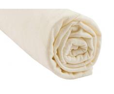 Easy Dort - Sábana Bajera de algodón orgánico para Cama evolutiva (90 x 140 cm), Color Crudo