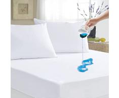 Family Bedding - Protector de colchón (100% impermeable, 90 x 192 cm)