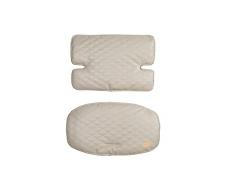roba Reductor de asiento Sit Up Luxe – Cojín para silla alta de 2 piezas Greyish acolchado – Cojín para todas las tronas roba Sit Up