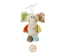 Nici 39718 parte Reloj Elefante dundi, 18 cm