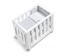 Cotinfant - Minicuna Colecho Look At Me New Topo blanco/gris