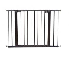 Baby Dan Premier - Barrera de fijación a presión para puerta y escalera (99 a 106,3 cm), color negro