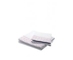 Petit Lazzari Teddy - Juego de 3 sábanas para minicunas, 50 x 80 cm, color rosa