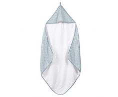 Baumann Roba 306120G228 Lil Planet - Toalla con Capucha (80 x 80 cm), Color Azul Claro y Azul