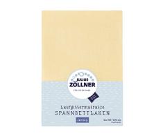 Julius Zöllner 8390347200 bajera ajustable Toalla, apto para parque colchones 68 x 90 hasta 95 x 95 cm, Banana, Amarillo