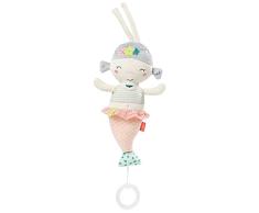 Fehn 054040 - Caja de música con diseño de sirena, caja de música de peluche con mecanismo extraíble, melodíaEl lago de los cisnes, para bebés a partir de 0 meses, tamaño: 25 cm