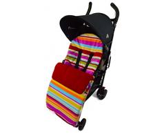 Forro polar saco/Cosy Toes Compatible con silla Candy rojo