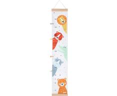 Pegatinas de pared marca GOKI. Modelo Medidor animales