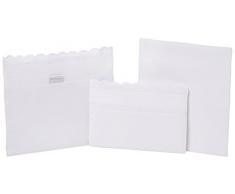 Petit Lazzari Valle - Juego de 3 sábanas para cunas, 60 x 120 cm, color blanco