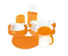 DBD Remond 212007 - Juego de vajilla y cubertería infantiles, color naranja
