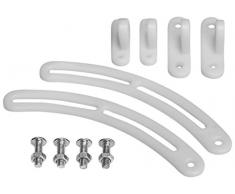 reer 73010 - Soporte de pared para pantalla plana (TV, Blanco)