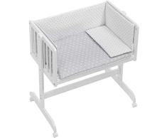 INTERBABY Minicuna Colecho con Textil Star Gris