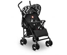 LIONELO Elia Carrito Para niños de 15 kg Mosquitero, cubierta para las piernas, 6-36M Regulación del respaldo y plegado sencillo Toldo con ventanilla Design único Cesta