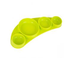 Koo-di Tiny Tapas - Mantel de silicona con recipientes, unisex