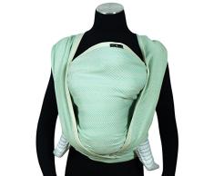 DIDYMOS Tejido manta para bebé, Lisca Karibik, tamaño 7, 520 cm, verde
