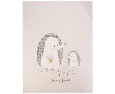 Bimbi Pirulos Pack 4 Laminas Decoracion 151 Erizos 147 20 - Pegatinas de pared, unisex