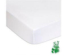 Protector de colchón de espuma de bambú, para cama de una plaza, 90 x 200 cm