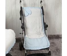 Babyline Destellos - Colchoneta ligera para silla de paseo, color azul