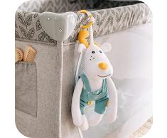 skiddoü, peluche skiddoü Søvn, peluche colgante funcional con mordedor, caja de música, alce de peluche, material apto para bebé, juguete para silla de paseo, cuna