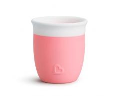 Munchkin Cest Silicone! Vaso Aprendizaje Bebe y Niños Pequeños, Vaso para Sorber de Transición Abierto 360° para Niños de 4 Meses o Más, Sin BPA, Silicona Alimentaria, 2 oz/59 ml, Coral