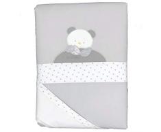 Andy & Helen 2/5012ed03 _ GR piumotto Cuna Extraíble bordado, Gris