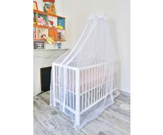 TRANQUILISAFE - Mosquitera para cuna de bebé, color blanco