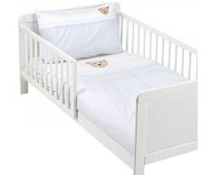 Steiff 0002985 - Juego de cama infantil azul Talla:000