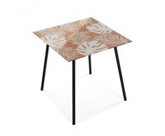 VERSA Mesa de cristal New Leaves 2 - Mesa