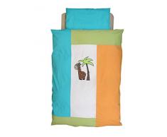 Kuli-Muli 5941 Leo - Juego de cama infantil (90/120+40/60 cm), color crudo