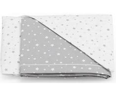 Italbaby 020.1007-004 - Juego de cuna de 3 piezas, diseño de estrellas, color gris