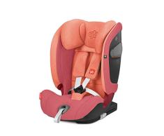 GB Gold Everna-Fix - Silla de coche para coches con ISOFIX, Grupo 1/2/3 (9-36 kg, de 9 meses a 12 años aprox.) Rose Red