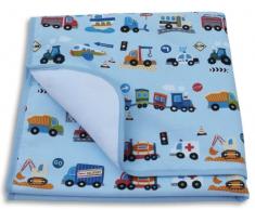 Ideenreich 2135 - Manta de bebé (70 x 90 cm, con diseño de coches)