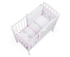 Italbaby 120.0008 – 1 tenerini Juego Sfilabile para cuna Rosa