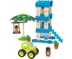 Fisher-Price Wonder Makers Bungalow en la playa, juguetes construcción niños +3 años (Mattel GFJ13) , color/modelo surtido