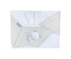 Andy & Helen 2/400d03 _ P sábana Cuna Bordado, crema