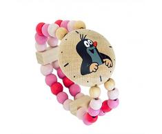 Detoa B509610 - Reloj de muñeca (diseño de topo), color rosa