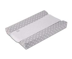 Funny Baby Topos Gris - Colchon cambiador comoda, unisex, gris