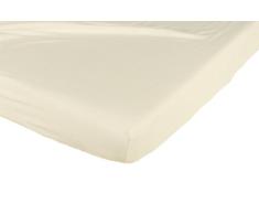 Candide - Sábana ajustable para cama infantil, tela de punto de algodón amarillo