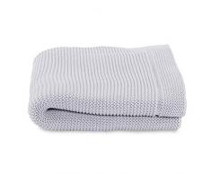 Chicco Manta tricot para cuna de bebé, color gris (Light Grey)